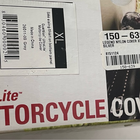 Guardian UltraLite Motorcycle Cover - Gray Sz XL New in Box - Picture 5 of 7
